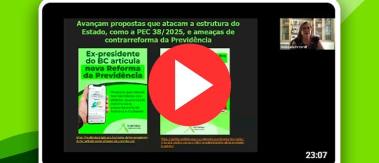 (VÍDEO) Análise de Conjuntura da ACD amplia mobilização contra a PEC 65 e a política de juros do BC