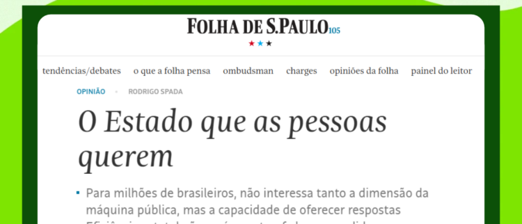 O Estado que as pessoas querem