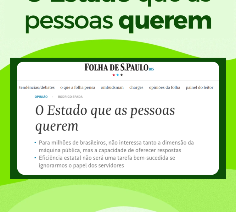 O Estado que as pessoas querem