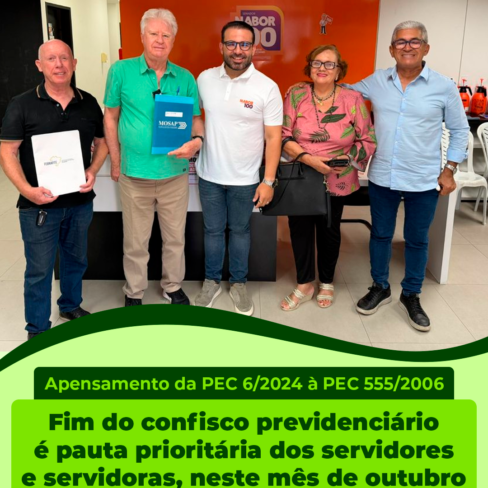Fim do confisco previdenciário é pauta prioritária dos servidores, neste mês de outubro