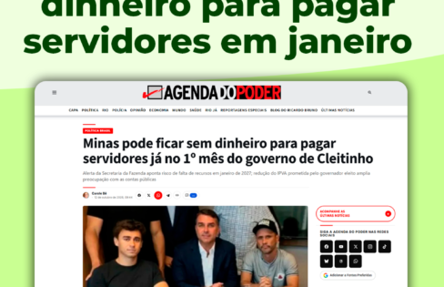 ACD alertou: Minas pode ficar sem dinheiro para pagar servidores em janeiro