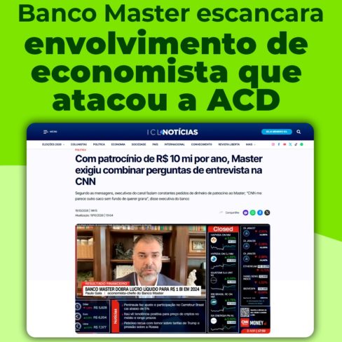 Notícia do ICL sobre o Banco Master escancara envolvimento de economista que atacou a ACD