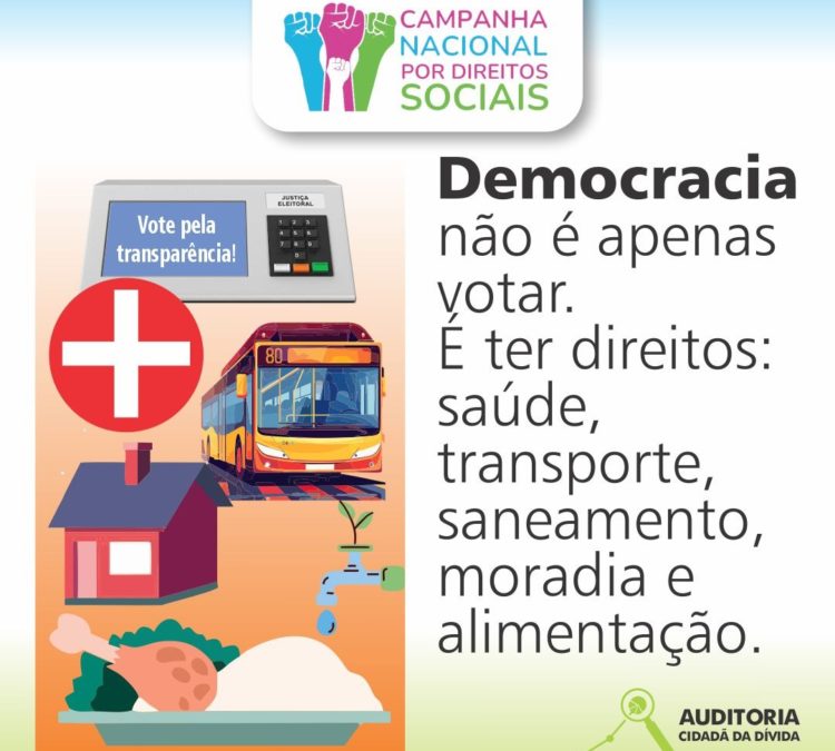 Democracia não é apenas votar, mas escolher o futuro que queremos!